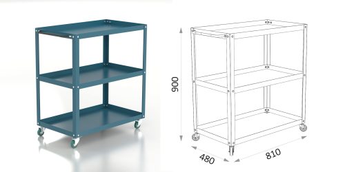 MESA AUXILIAR TRABAJO SERIES 139/140/146