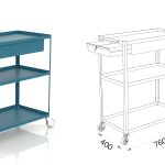 MESA AUXILIAR TRABAJO SERIES 139/140/146