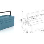 CAJA HERRAMIENTA PORTÁTIL METÁLICA SERIE 101/102/108