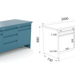 BANCO DE TRABAJO SERIE 11120 HECO