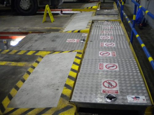 SISTEMA PATENTADO CIERRE SEGURIDAD FOSAS DE TRABAJO