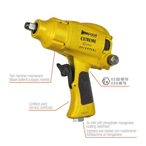 PISTOLA IMPACTO NEUMÁTICA NORMA ATEX 1/2" RED DEVIL SL ATEX