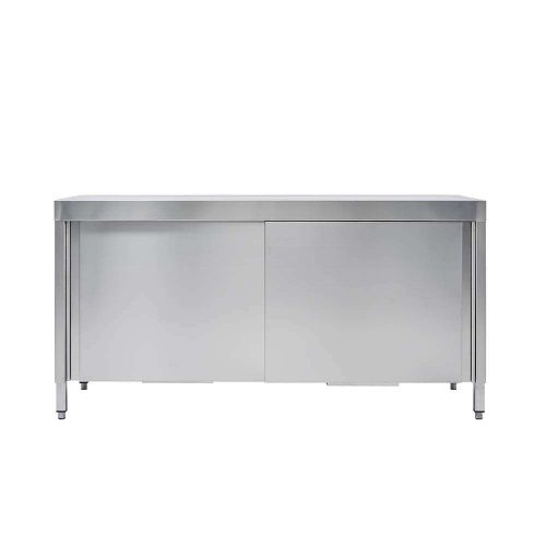 MESA INOX  CON PUERTAS SALA PINTORES  000462-1