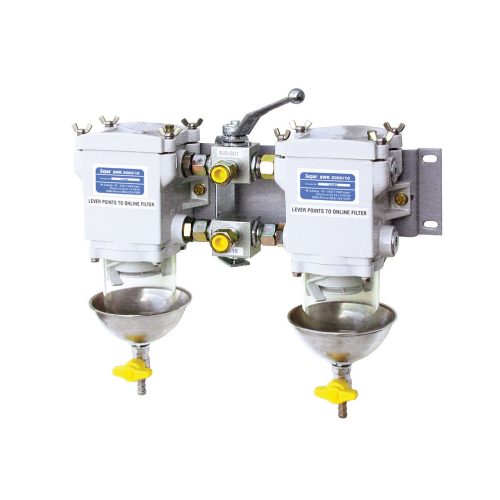 CONJUNTO FILTROS COMBUSTIBLE MARINO DUPLEX SWK2000/10UD