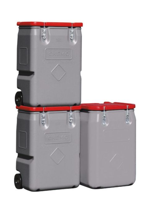 CARRO CONTENEDOR MÓVIL SEGURIDAD INDUSTRIAL 170L