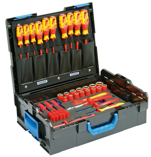 KIT HERRAMIENTAS ALTA TENSIÓN VEHÍCULO ELÉCTRICO/HÍBRIDO  1100-1094 -  53 PIEZAS