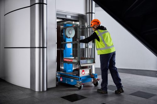 PLATAFORMA ELEVACIÓN MANUAL TRABAJOS EN BAJA ALTURA SVELTLIFT