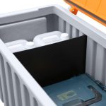 CONTENEDOR TRANSPORTE SEGURIDAD MULTISECTORES TROLLEY CEMBOX 150L/750L