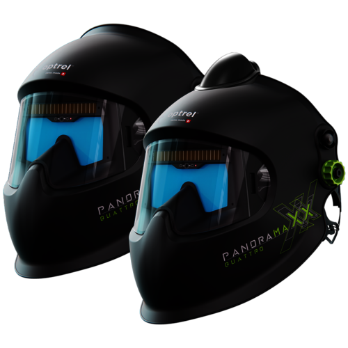 CASCOS DE SOLDADURA CON PROTECCIÓN RESPIRATORIA SWISS AIR PANORAMAXX QUATRO