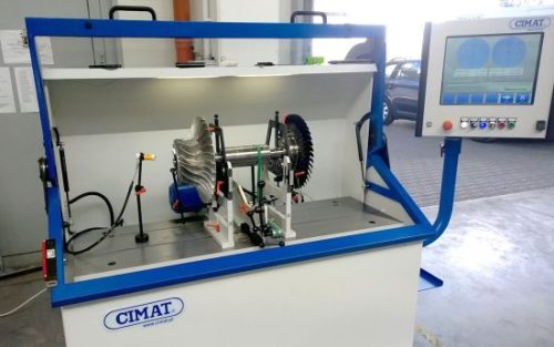 BALANCEADORA ROTORES DE TURBINA ROTORTEST