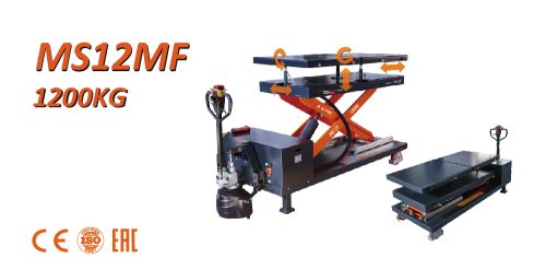 Mesa elevadora móvil hidráulica MS12MF de 1,2 T