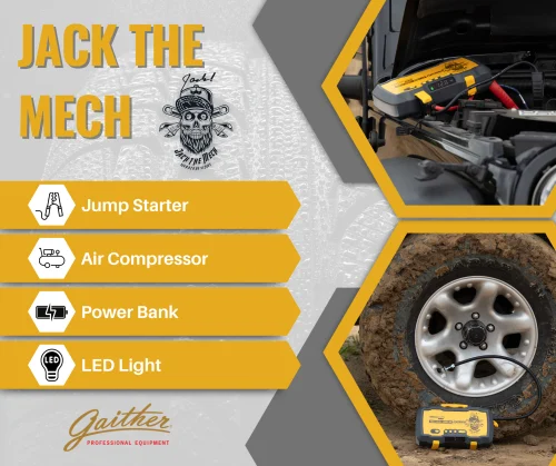 COMPRESOR AIRE/ARRANCADOR/LUZ/ENERGÍA Jack el Mecha