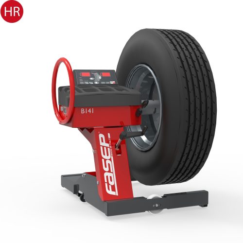 EQUILIBRADORA DE RUEDAS MÓVIL CAMIONES B141 VOLTEO