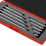 Juego de extensión para reloj comparador, 10 piezas, de 10 a 100 mm