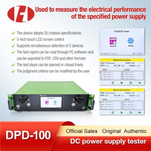 ANALIZADOR DE POTENCIA DE ALTA PRECISIÓN EN CORRIENTE CONTINUA DPD-100